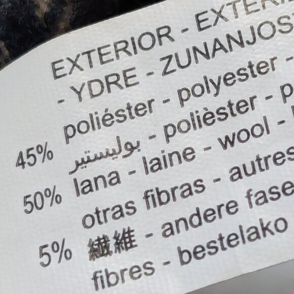 Zara Wool Blend Houndstooth Blazer XL - Picture 13 of 16